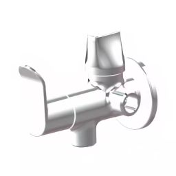 Parryware Alpha Quarter Turn 2 Way Angular Stop Cock Chrome, G271YA1 image 2