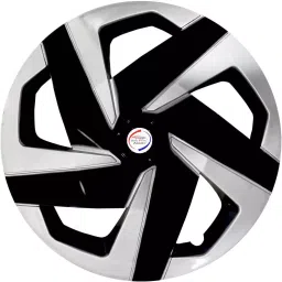 Auto Pearl MBS04 R15  381 mm(15 Inch) Press Type Wheel Hubcap with Retention Ring Glossy Black Silver Wheel Cover for Maruti Vitara Brezza ZXI Plus AT Petrol16 cm (Set of 4)-image-90