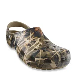 Crocs Unisex Classic Realtree Khaki & Navy Back Strap Clogs-picture-21
