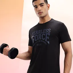 HRX by Hrithik Roshan Typography Printed Regular Fit Training T-shirt-image-99