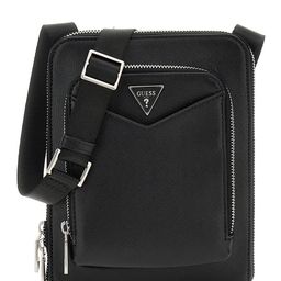 GUESS Men Siena Flat Textured Messenger Bag-image-89