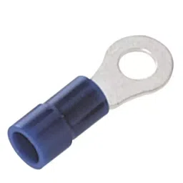 RS PRO Insulated Ring Terminal 5.3 mm Stud Size 1.5 mm² to 2.5 mm² Wire Size Blue, 1788689-picture-11