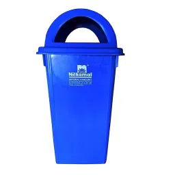 Nilkamal 80 L Blue Plastic Garbage Waste Bin-image-30
