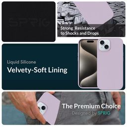 SPRIG Solid Printed iPhone 15 Plus Bumper Case Mobile Accessories image 3