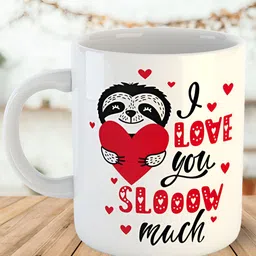 ARTBUG White Printed Ceramic Glossy Core Set of Cups and Mugs image 5