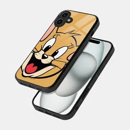 macmerise Cartoon Characters Printed iPhone 16 Bumper Case Mobile Accessories-19