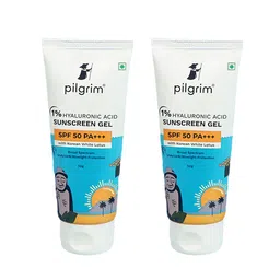 Pilgrim Set Of 2 1% Hyaluronic Acid SPF50 PA+++ Sunscreen Gel - 50 g Each-13