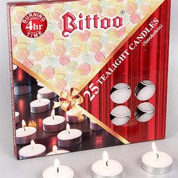 Parkash Candles Bittoo Tea Light - Set of 25-9