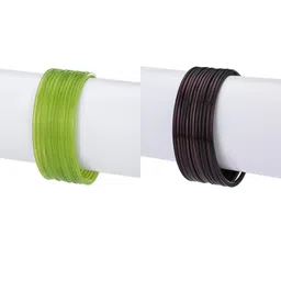 1ST TIME Set Of 24 Green Alloy Bangles-picture-46