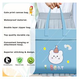 FunBlast Multi-Purpose Canvas Carrying Bag (Color and Design Print May Vary) image 2