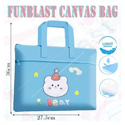 FunBlast Multi-Purpose Canvas Carrying Bag (Color and Design Print May Vary) image 3