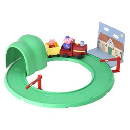 Peppa Pig Train Truck Play Playset with Peppa Pig and Grandpa Pig Figures - Multicolor image 4