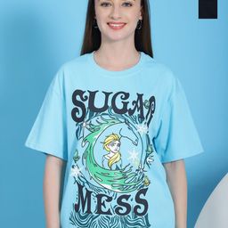 Dreambe Women Typography 2 Printed Applique T-shirt-picture-0