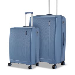 Safari Cooper Set Of 2 Textured Water-Resistant Hard-Sided Trolley Bags-19