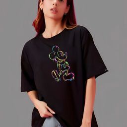 KAIDO Graphic Printed Round Neck Drop-Shoulder Sleeves Cotton Oversized T-shirt-image-79