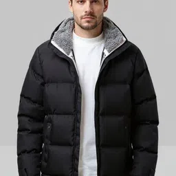 Mast & Harbour Mandarin Collar Puffer Jacket-picture-1