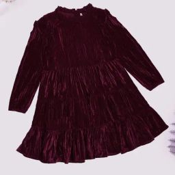 Pantaloons Junior Girls Beet Red Dress-picture-48