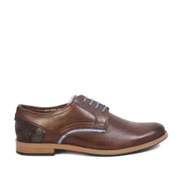Hitz Men's Brown Derby Shoes-picture-6