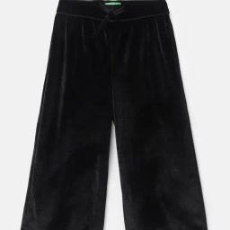 United Colors of Benetton Kids Girl's Solid Regular Fit Culottes with Drawstring Closure-image-17