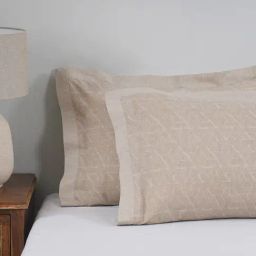 Maspar Solid Beige 300 Cotton Standard Pillow Case Set-image-23