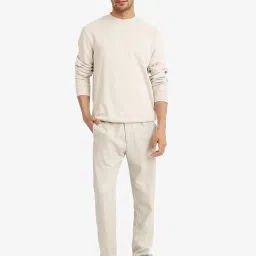 Rare Rabbit Off White Regular Fit Solid Sweatshirt image 5