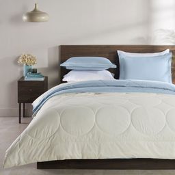 DDecor Blue 4 Piece Double King Geometric Cotton Bedding Set-image-64