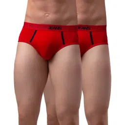 UnderJeans by Spykar Red Briefs - Pack of 2-image-26