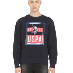 U.S. Polo Assn. Navy Cotton Regular Fit Printed Sweatshirt-picture-38
