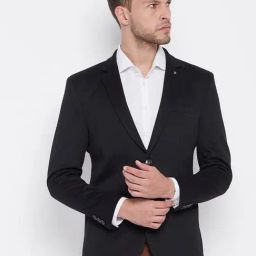 Crimsoune Club Black Slim Fit Blazer-image-53