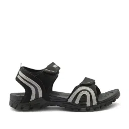 Woodland Men's Black Floater Sandals-image-53