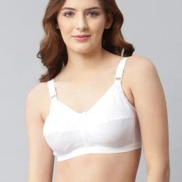 Cukoo White Full Coverage Non-Padded Everyday Bra-picture-7