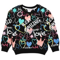 Simply Kids Black Printed Full Sleeves Sweatshirt-image-24