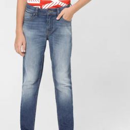 Jack & Jones Junior Blue Solid Jeans-picture-8