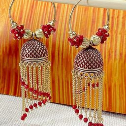 Anouk Dome Shaped Jhumkas Earrings-23