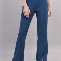 DOMIN8 Blue Plain Pants-image-36