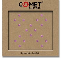 Comet Busters Beautiful Traditional Circular Bindi - Pink-16