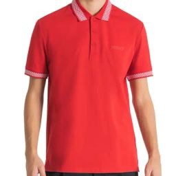 Antony Morato Red Cotton Slim Fit Polo T-Shirt-picture-22