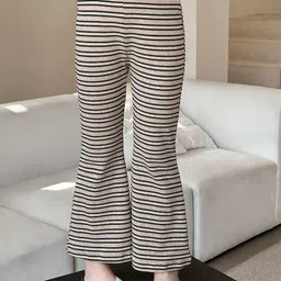 LULU & SKY Girls Loose Fit High-Rise Parallel Trousers-image-19