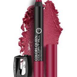 Colors Queen Color It All Lip Crayon Lipstick with Sharpener 10 Make It Happen - 3.5 gm-picture-34