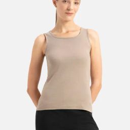 Jockey Desert Taupe Regular Fit Tank Top-image-15