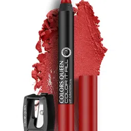 Colors Queen Color It All Lip Crayon Lipstick with Sharpener 17 Third Date - 3.5 gm-picture-8