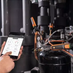 Testo Smart Probe AC and refrigeration Test Kit with measuring range of -150 to +150 hPa image 4