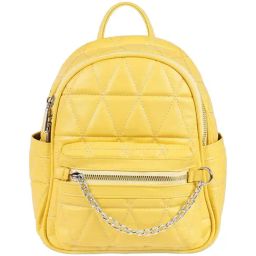 Angeline Yellow PU Medium Backpack-image-58