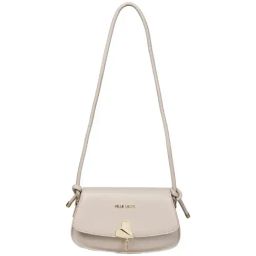 PELLE LUXUR Brown Solid Small Sling Handbag-45