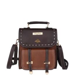 Angeline Brown PU Medium Backpack-image-25