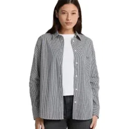 Guess Jeans LS Grey Printed Regular Fit Shirt-picture-44