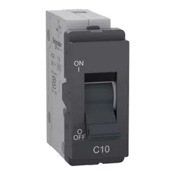 Schneider Electric Livia Mini MCB 1 Pole 10 Amp 240 V 3 kA Breaking capacity Grey, P8010_PG_N-58