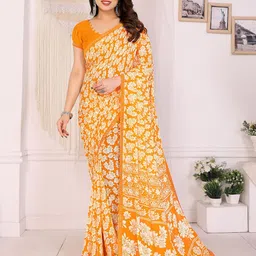 Moda Rapido Floral Printed Beads & Stones Designer Saree-picture-47