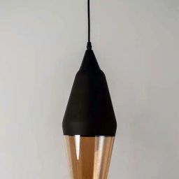 Whispering Homes Antique Metal Pendant Lamp - Black-image-71