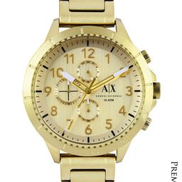 Armani Exchange Men Gold-Toned Dial Chronograph Watch AX1752-image-56